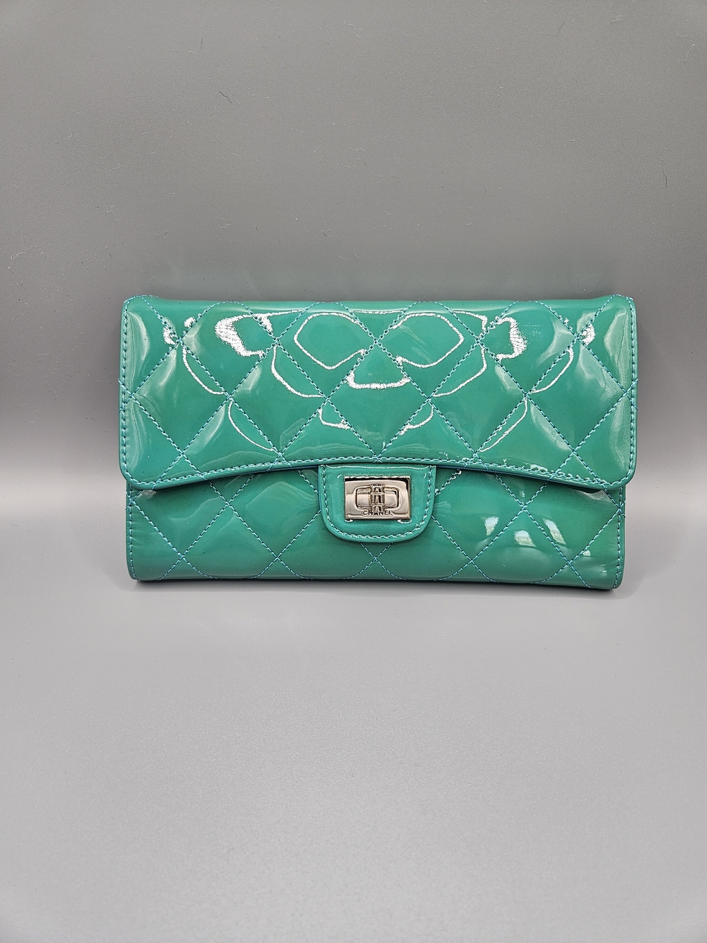 💚CHANEL 2.55 Reissue Patent Leather L Flap Wallet💚